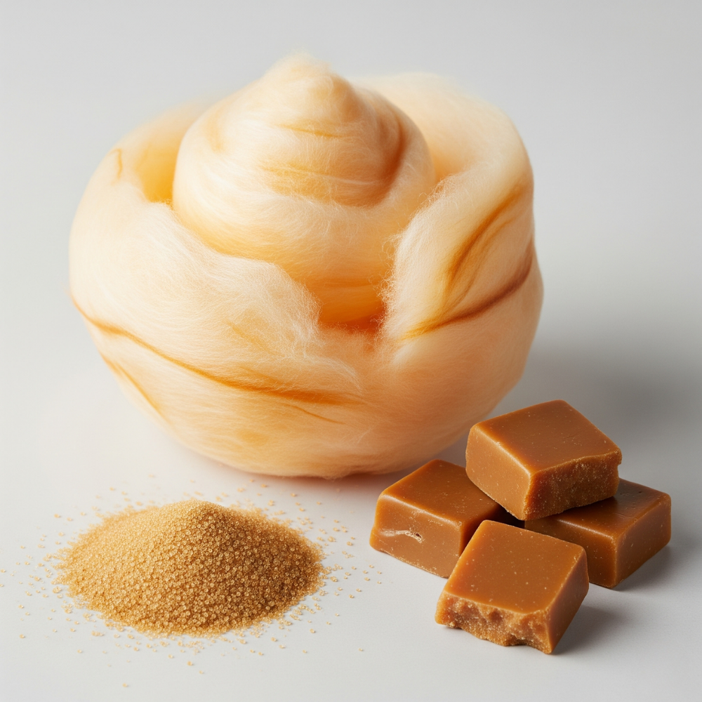 English Toffee Cotton Candy Floss Sugar, Organic