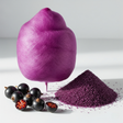 Black Currant Cotton Candy Floss Sugar, Organic
