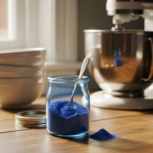 Blue Food Coloring Powder (Natural) 2x Fold Super Concentrated