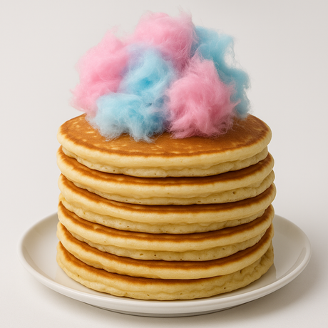 Organic Pancake Cotton Candy Floss Sugar