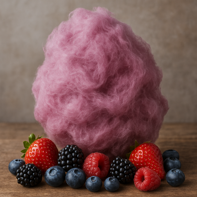 Organic Berry Cotton Candy Floss Sugar