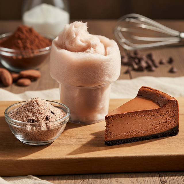 Chocolate Cheesecake Cotton Candy Floss Sugar