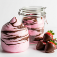 Chocolate Strawberry Cotton Candy Floss Sugar