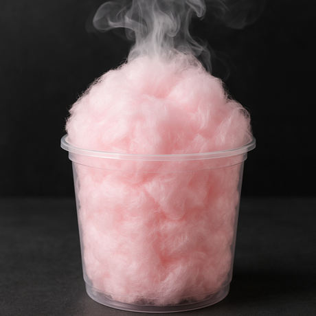 Organic Hickory Smoke Cotton Candy Floss Sugar
