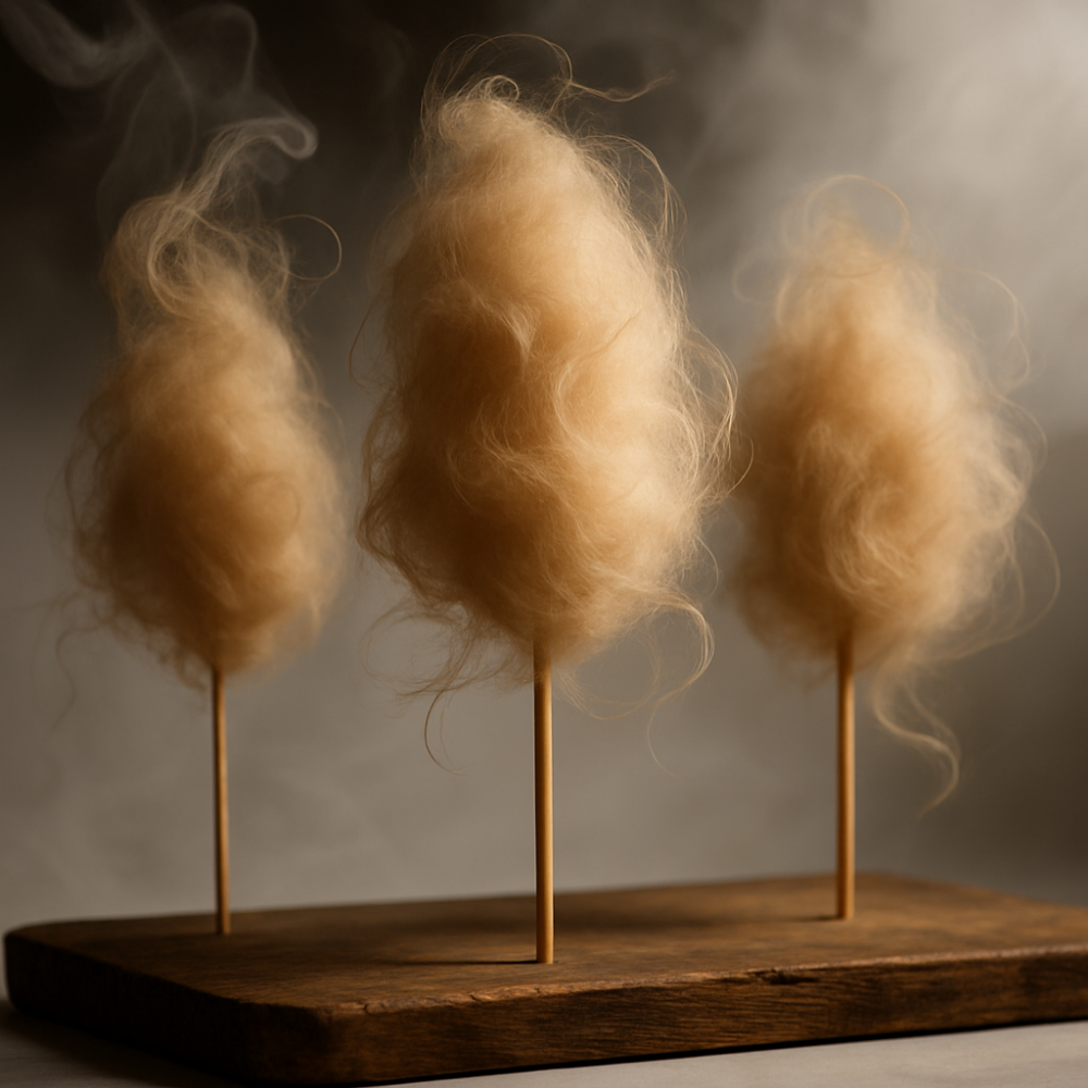 Organic Mesquite Smoke Cotton Candy Floss Sugar