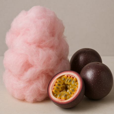 Organic Passion Fruit Cotton Candy Floss Sugar