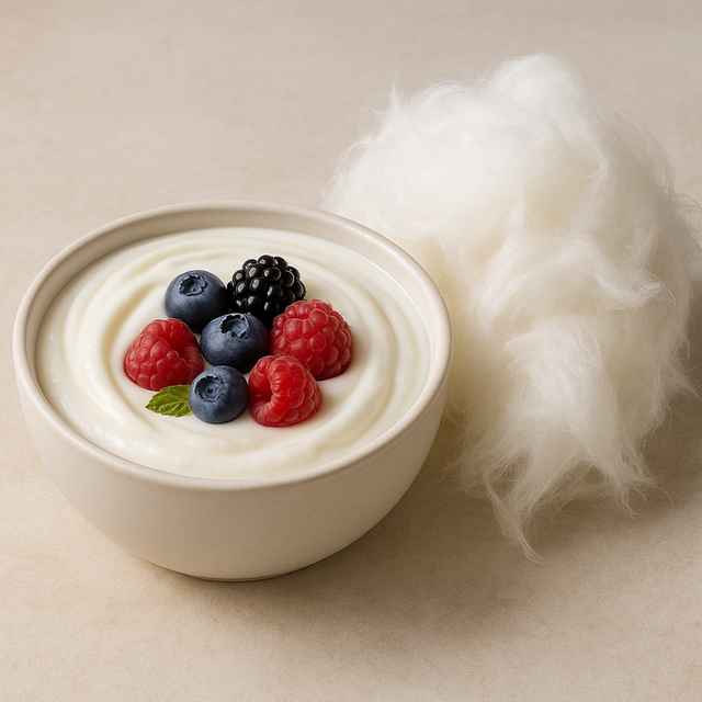 Organic Yogurt Cotton Candy Floss Sugar