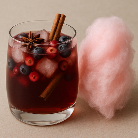 Organic Spiced Berry Cotton Candy Floss Sugar
