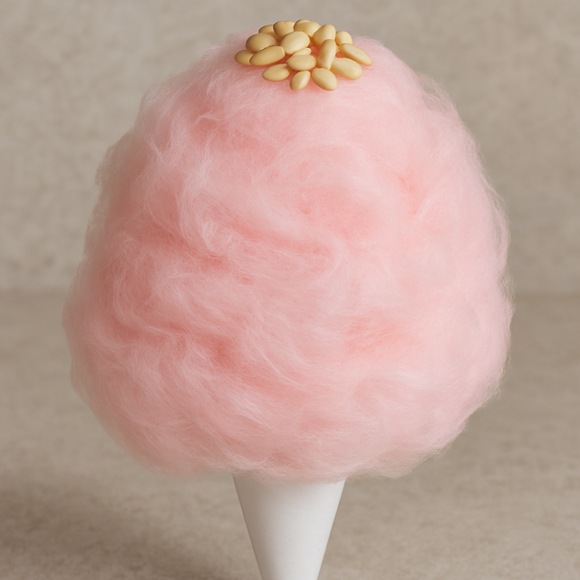 Organic Pine Nut Cotton Candy Floss Sugar