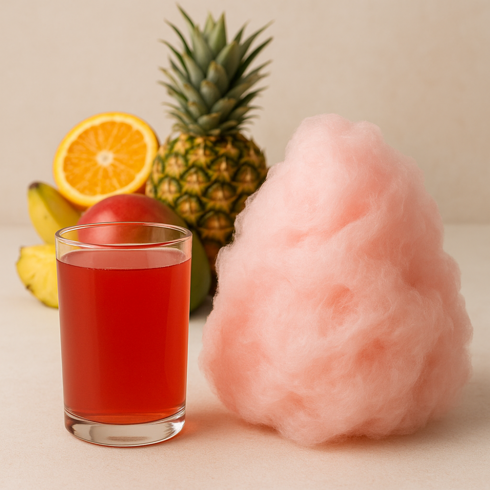 Organic Tropical Fruit Punch Cotton Candy Floss Sugar
