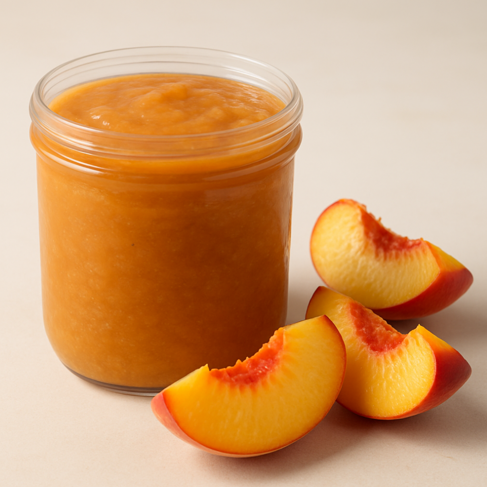 Organic Peach Puree | Natural Fruit for Smoothies & Baking – Best Flavors